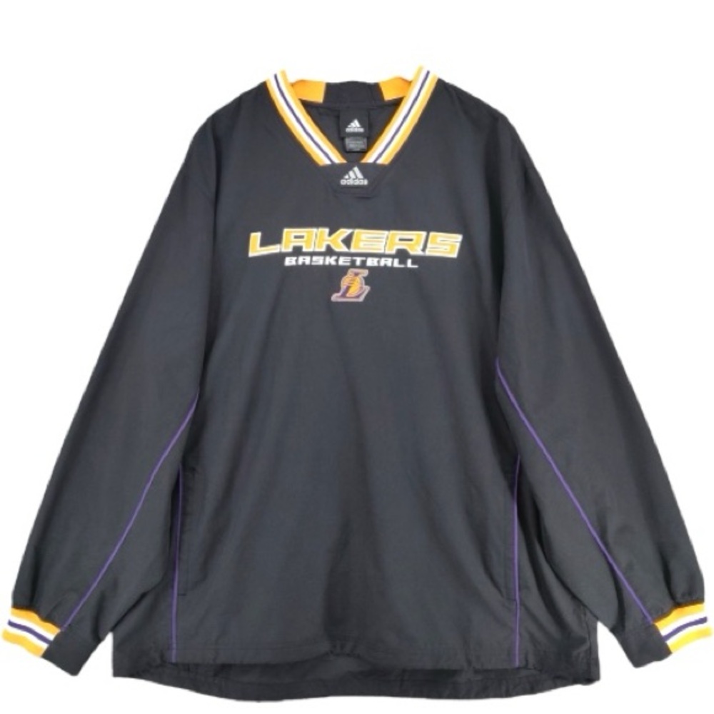 Vintage Adidas Los Angeles Lakers Pullover Windbreaker Jacket